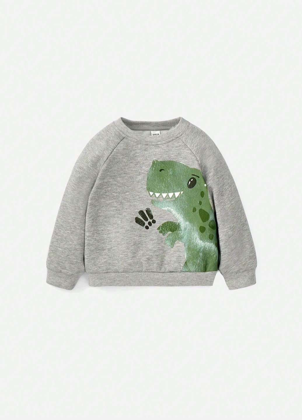 Комбинированный демисезонный комплект (свитшот, брюки) SHEIN