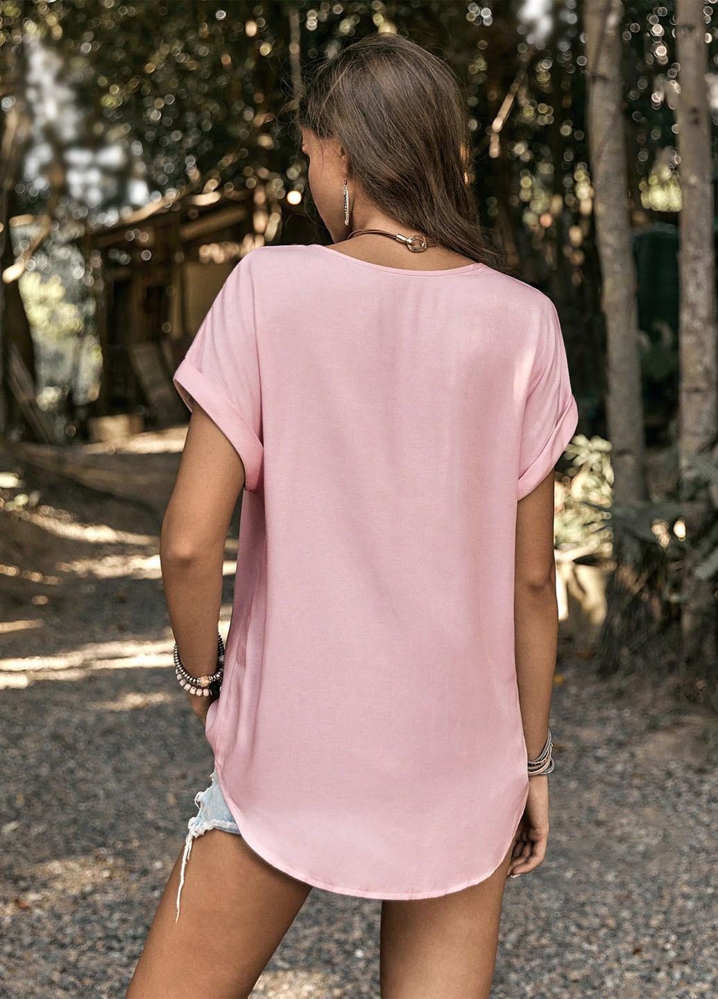 Рожева блуза SHEIN