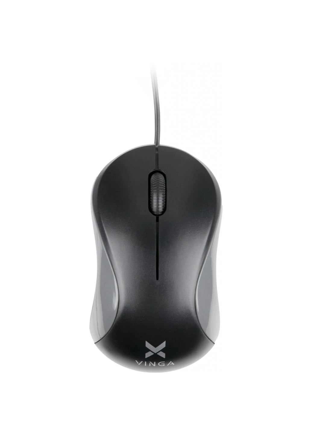 Мишка MS-882 black - grey Vinga (253546251)