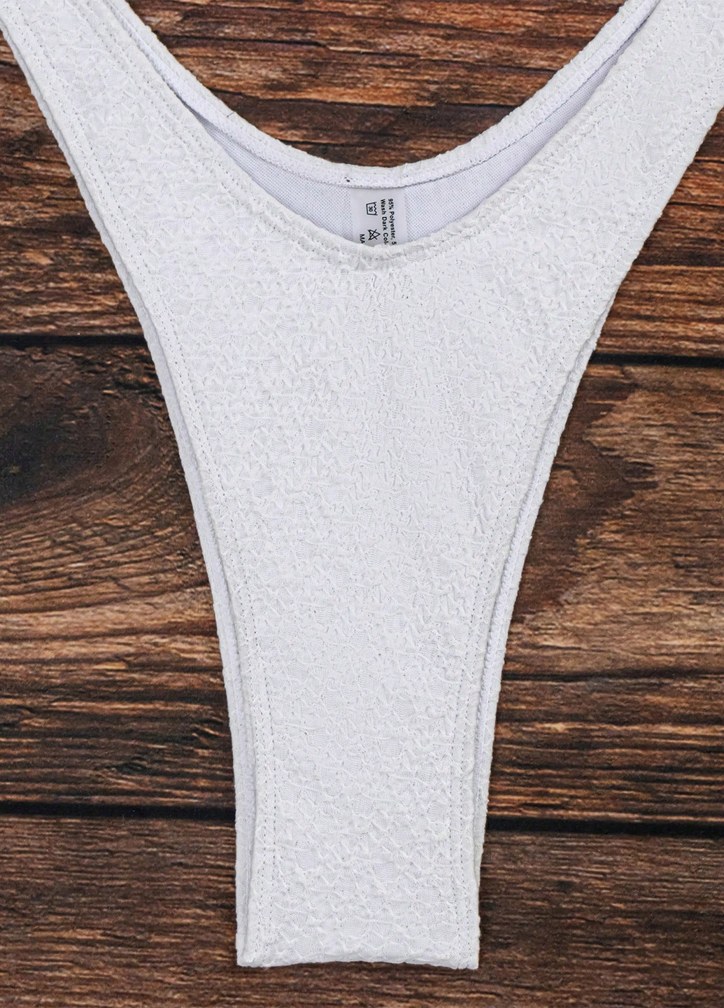 Белый летний купальник (бюстгалтер, трусики) раздельный SHEIN