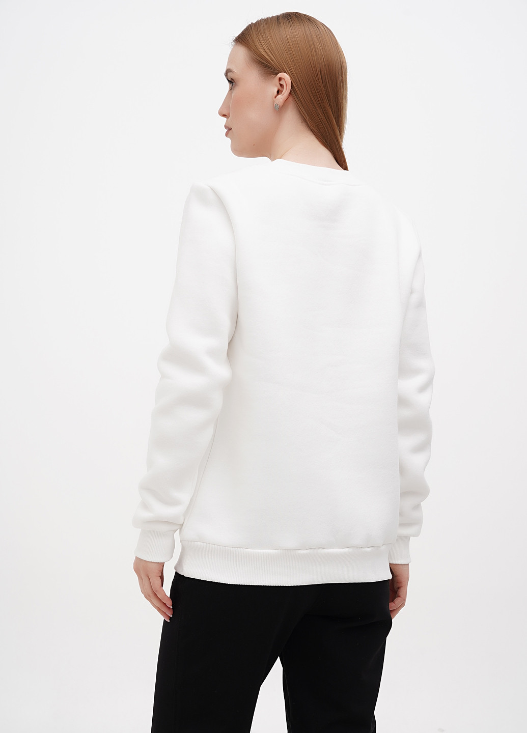 Молочный свитшот Shik однотонный без декора (292064769)