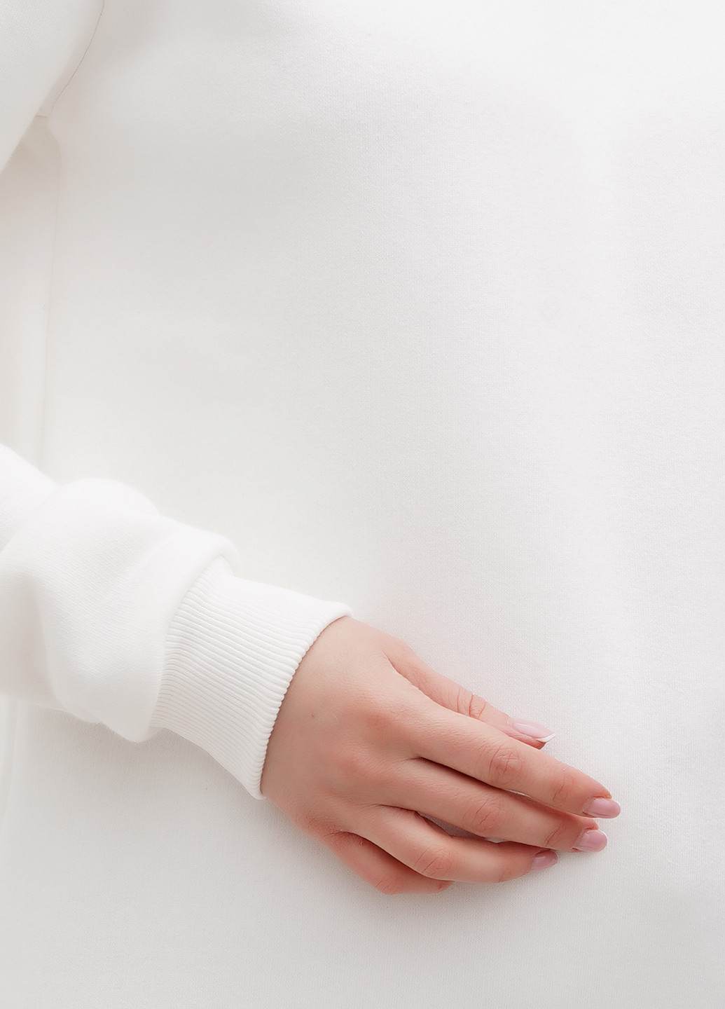 Молочный свитшот Shik однотонный без декора (292064769)