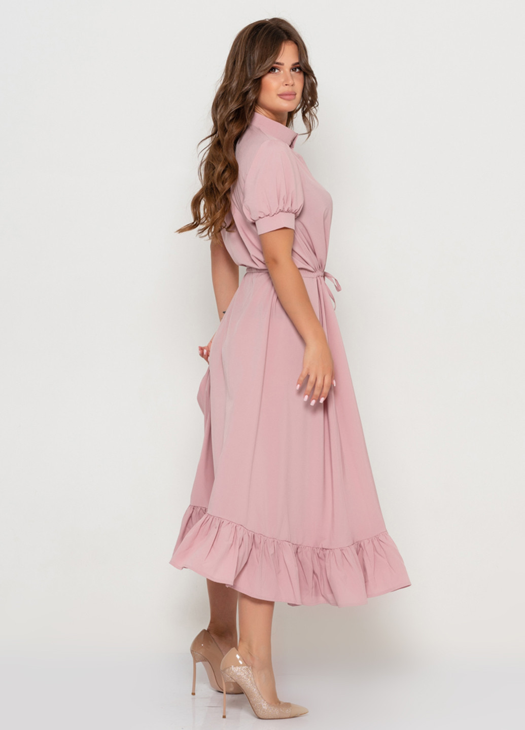 Рожева кежуал сукня Issa однотонна
