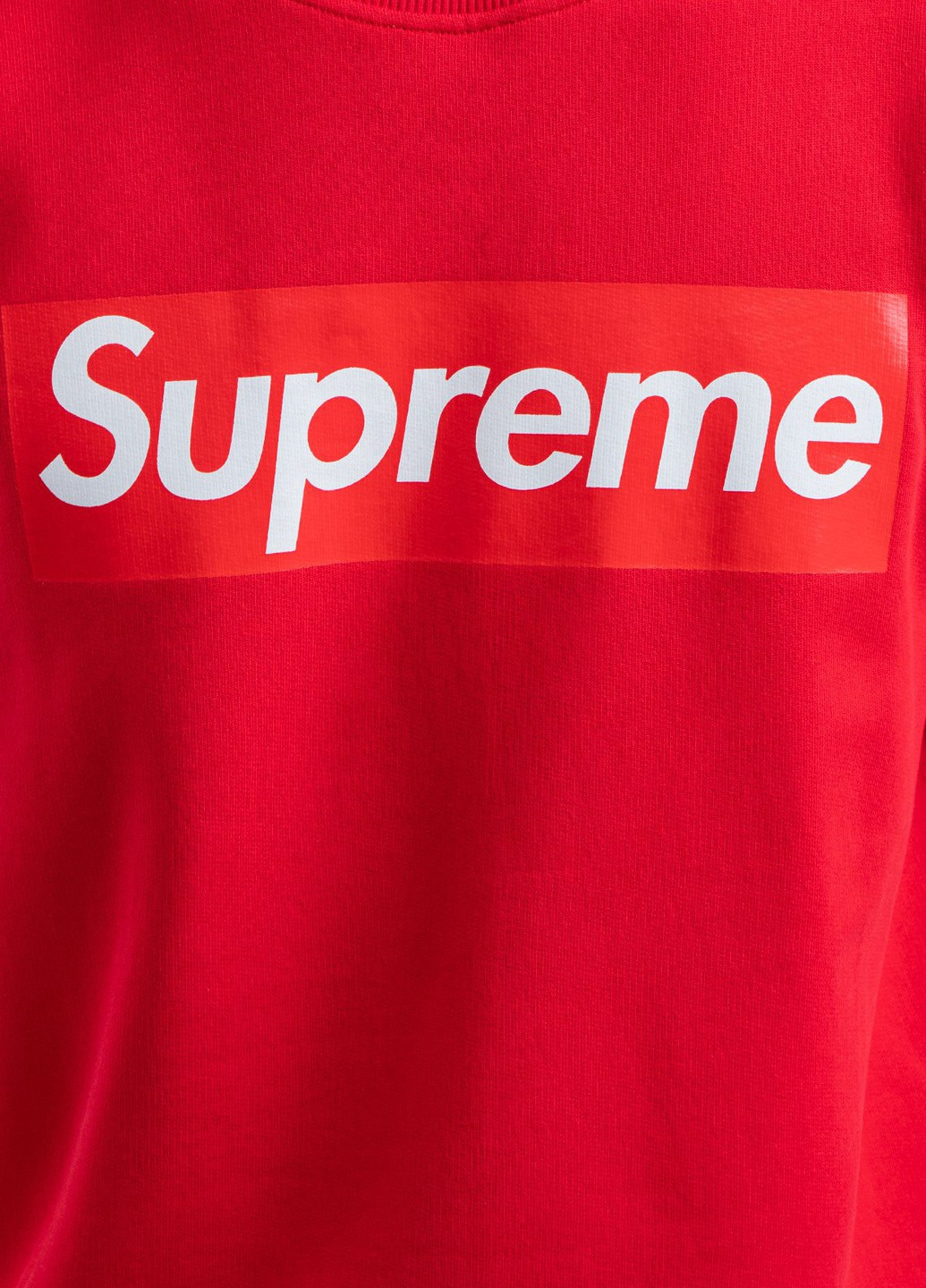 Красный свитшот с логотипом Supreme Spain (228877434)