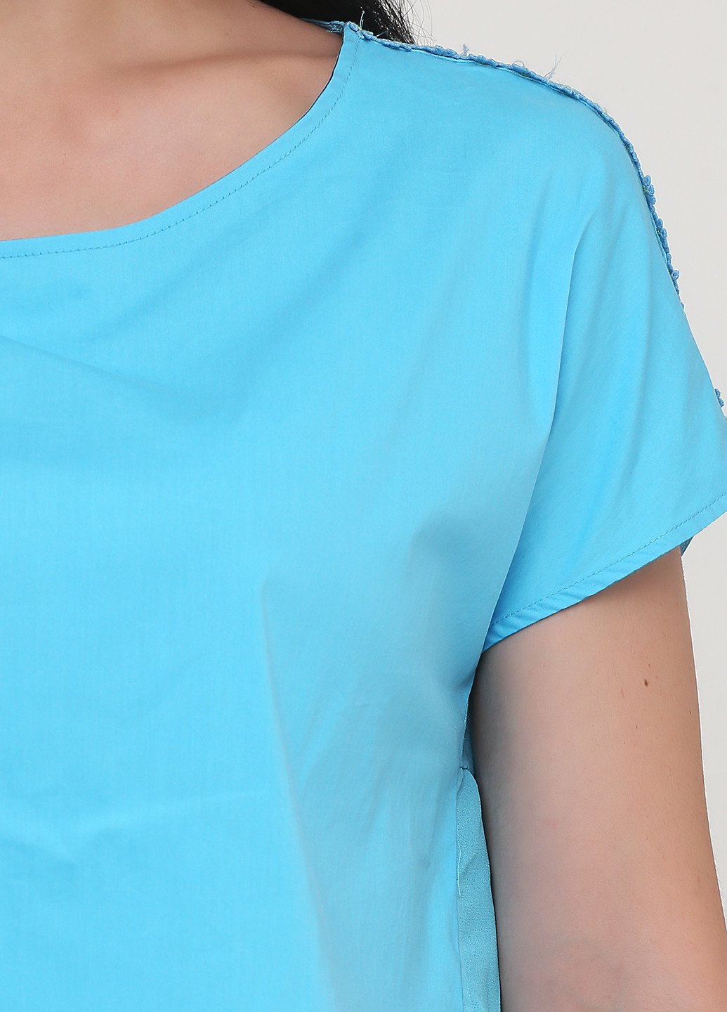 Блакитна літня блуза Rinascimento