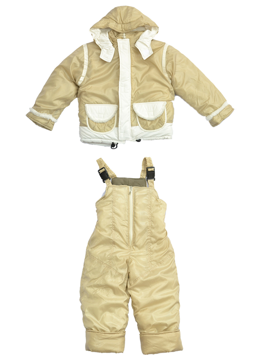 Песочный зимний комплект (куртка, брюки) Piccolo L