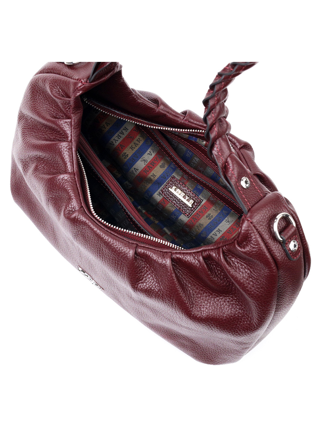 Жіноча сумка багет 30х19х8 см Karya (254595144)