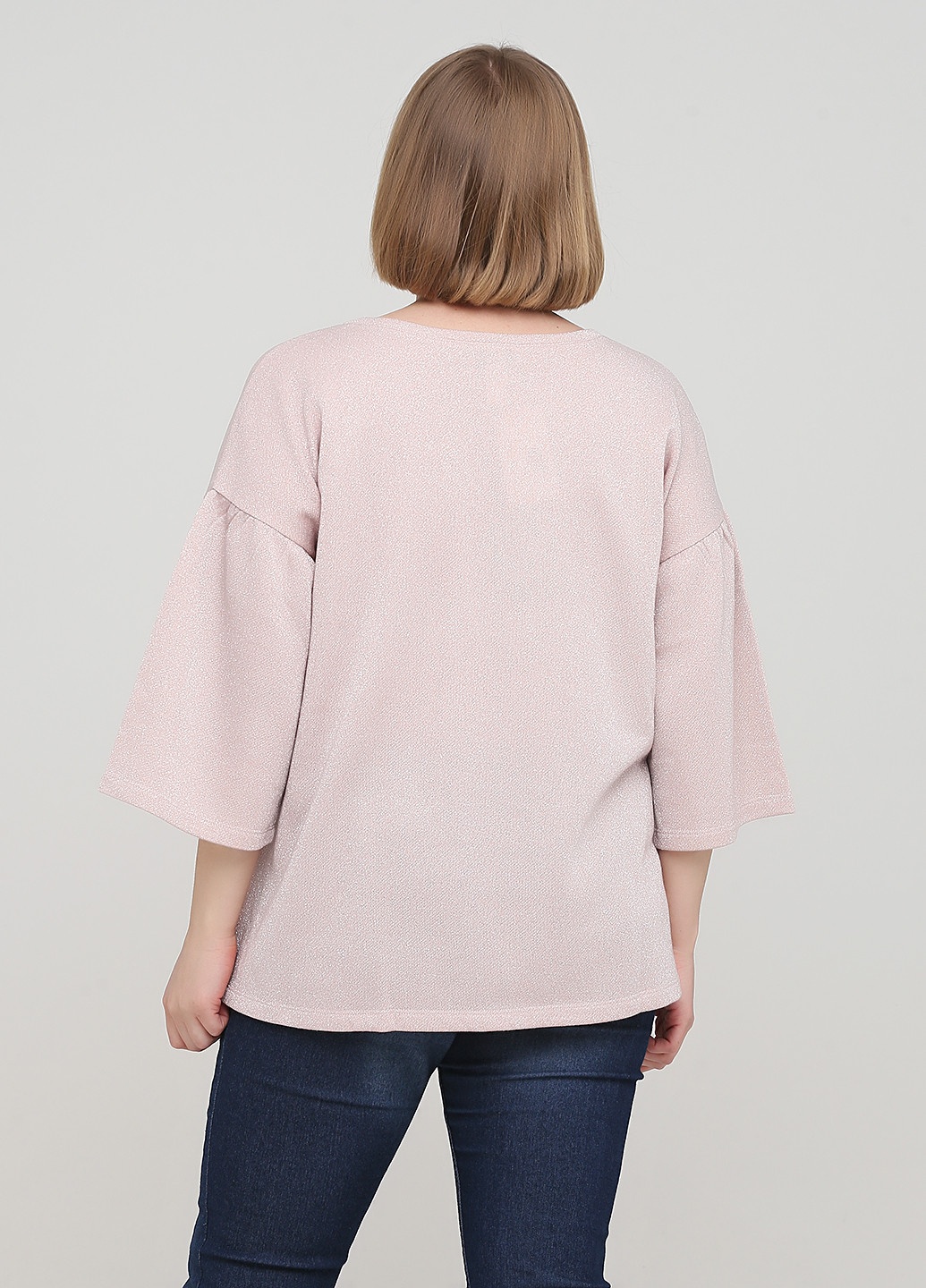 Светло-розовая демисезонная блуза Heine