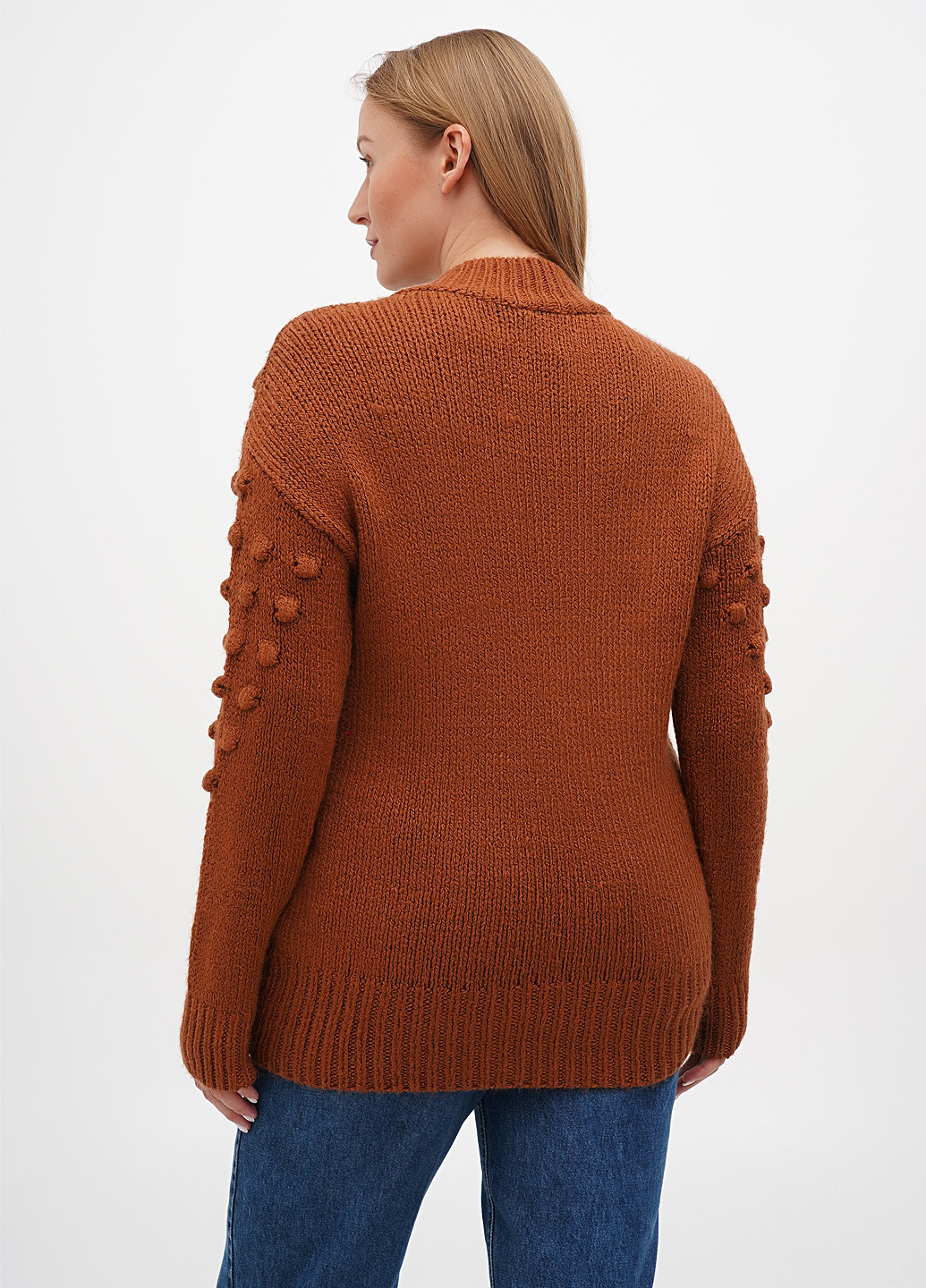 Коричневый демисезонный свитер Sassofono