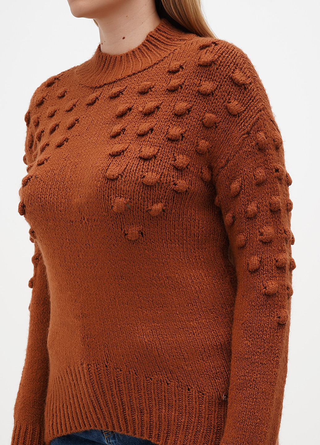 Коричневый демисезонный свитер Sassofono