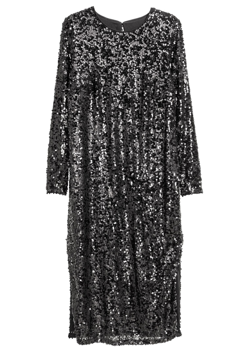 Чорна вечірня плаття, сукня оверсайз H&M однотонна