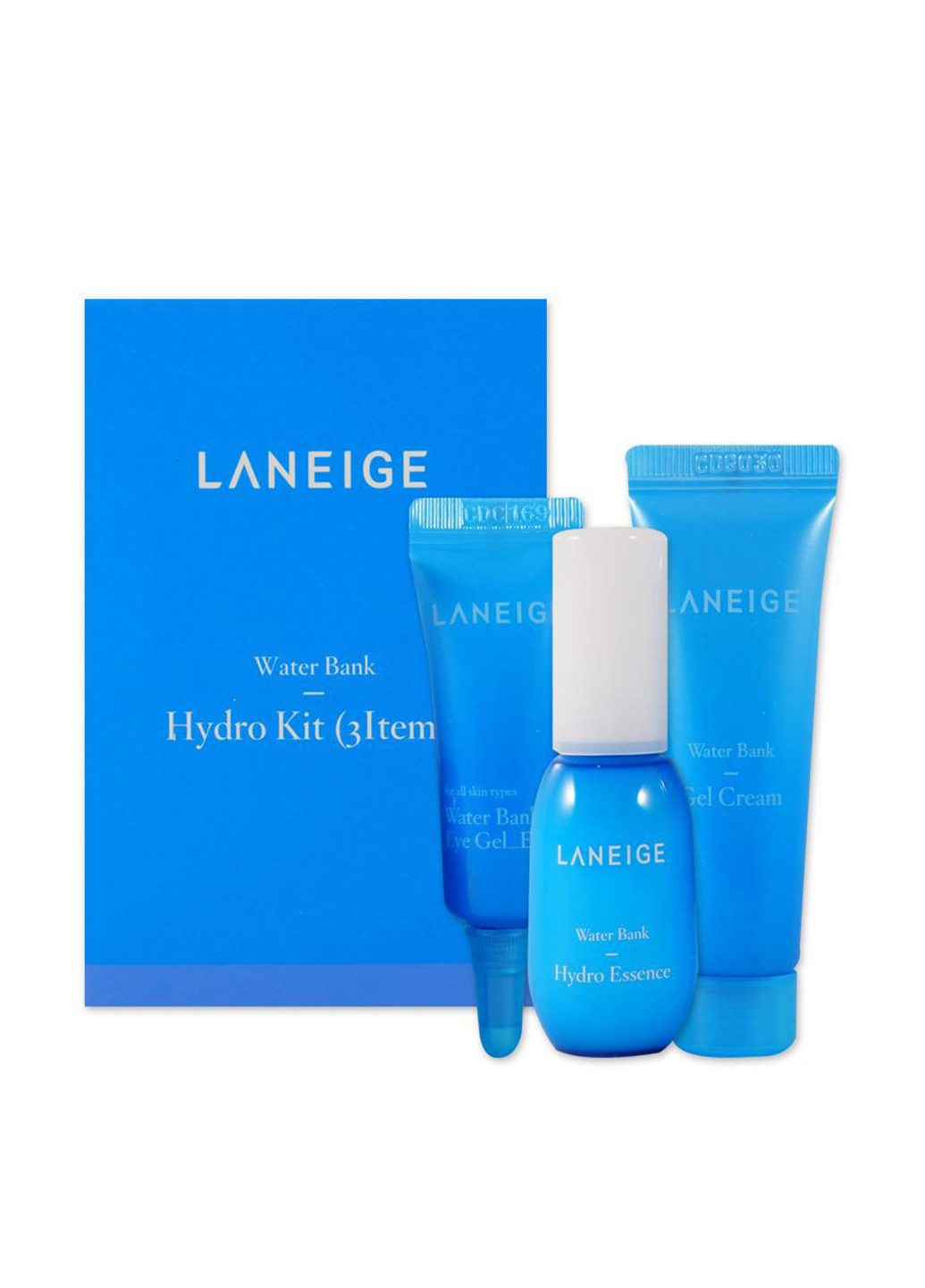 Набір міні продуктів по догляду за обличчям Water Bank Hydro Kit (3 пр.) LANEIGE