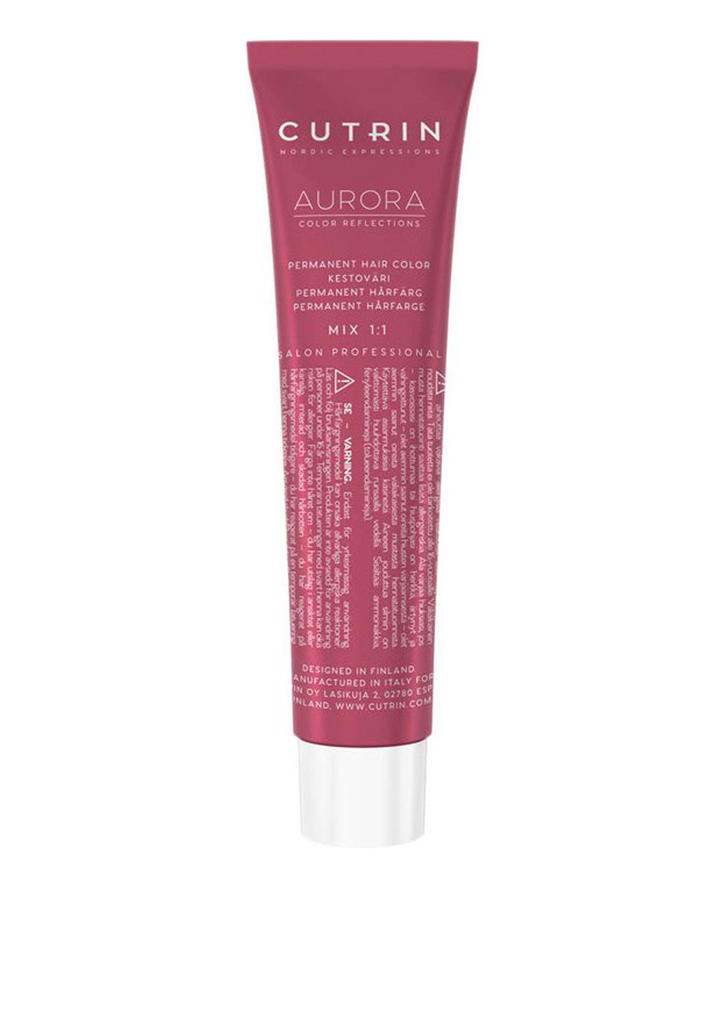 Перманентна фарба для волосся Aurora Permanent Hair Color 8.444 Горобина, 60 мл Cutrin (202408971)