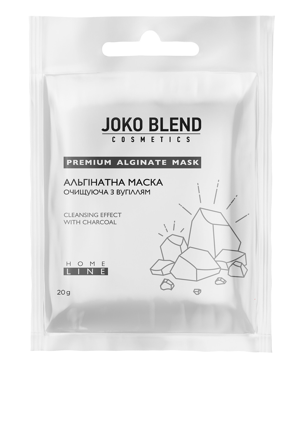 Альгинатная маска очищающая с углем 20 г Joko Blend (211091031)