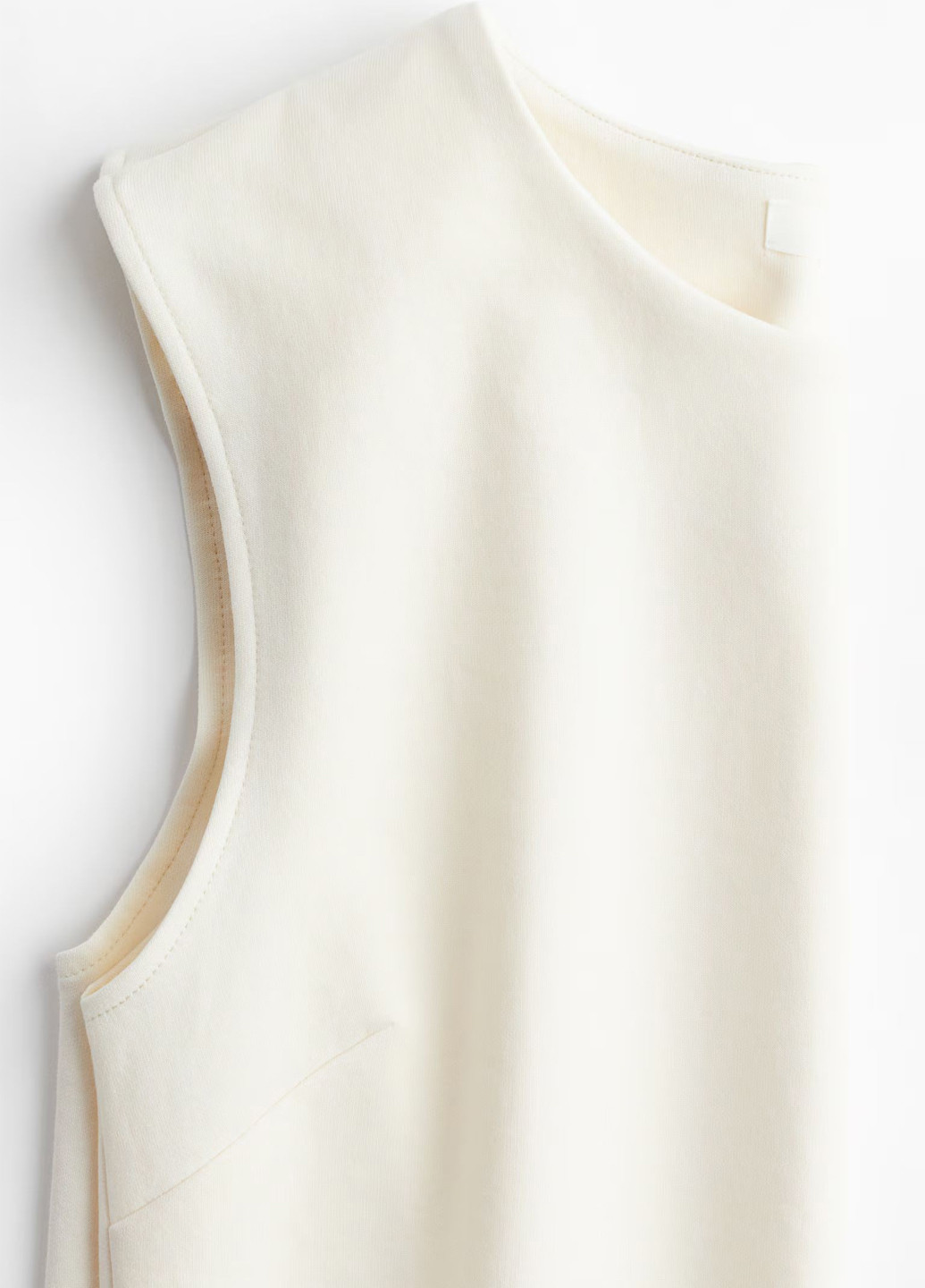 Кремова кежуал сукня H&M однотонна