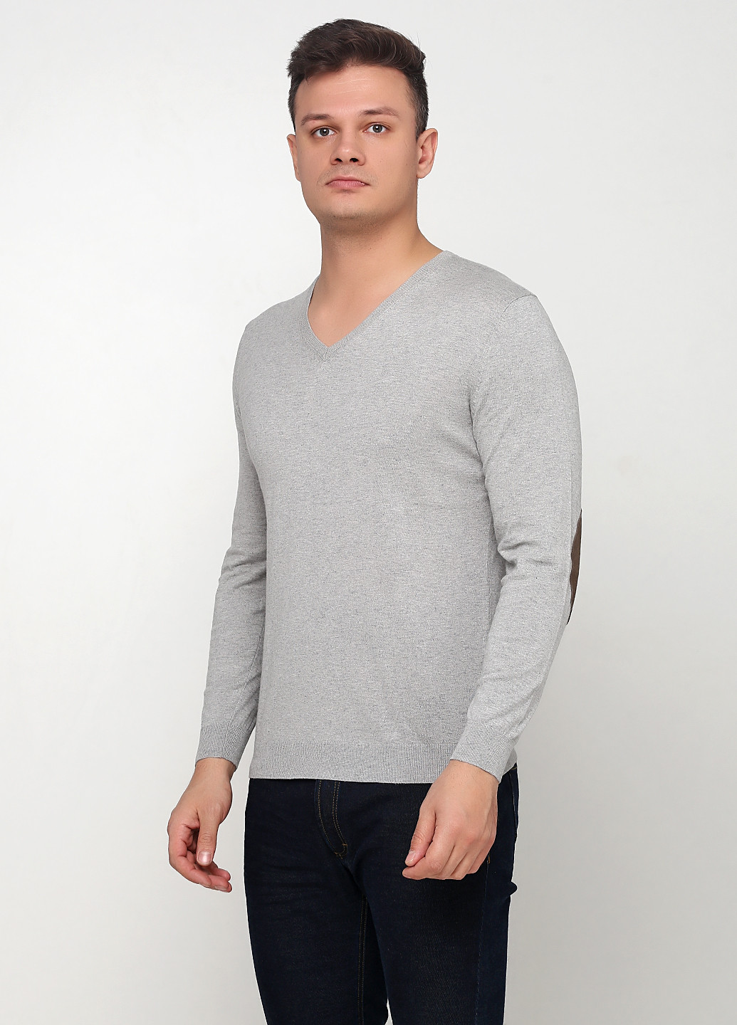 Сірий демісезонний пуловер пуловер Massimo Dutti