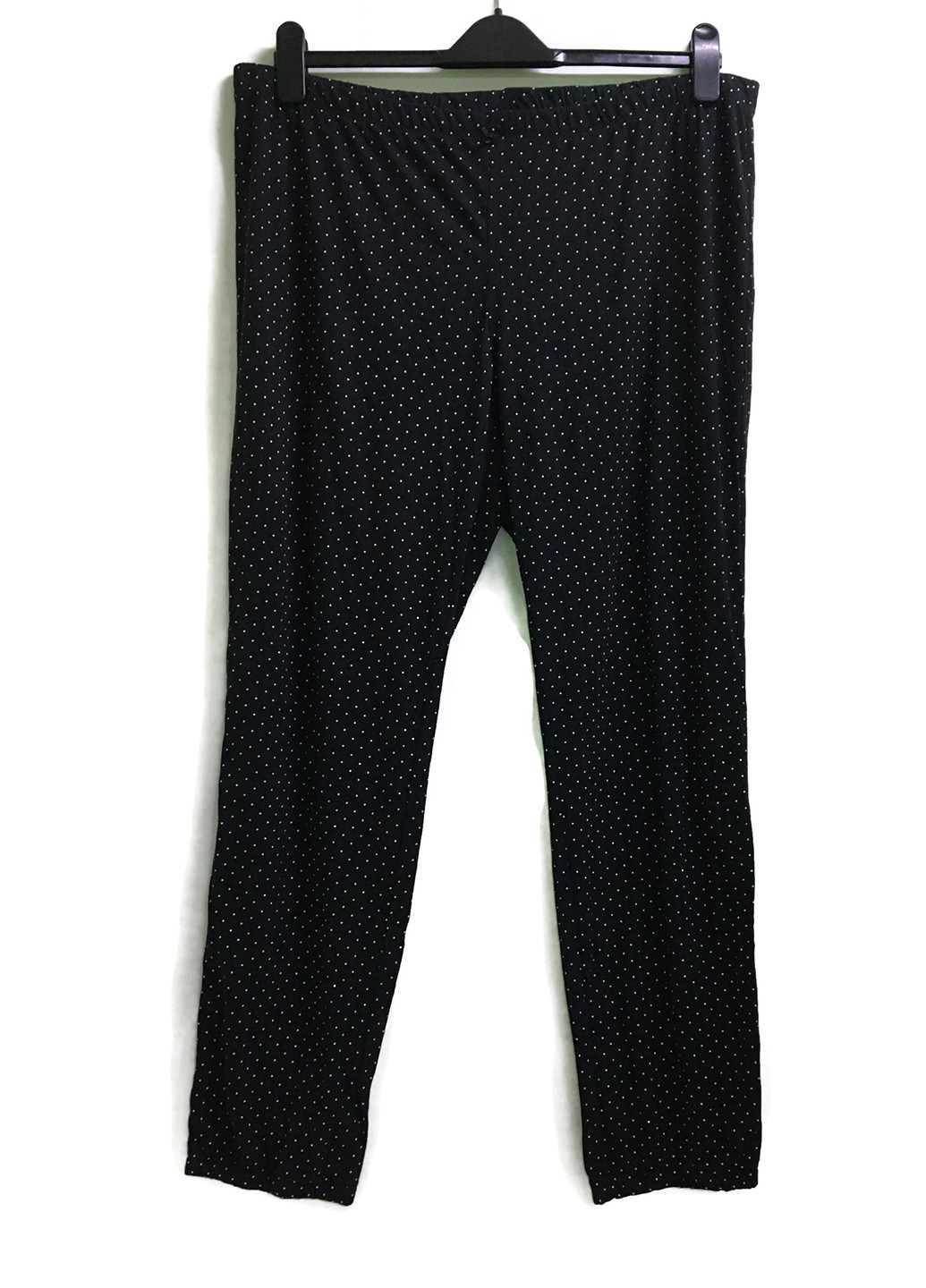 Черно-белые домашние демисезонные брюки H&M