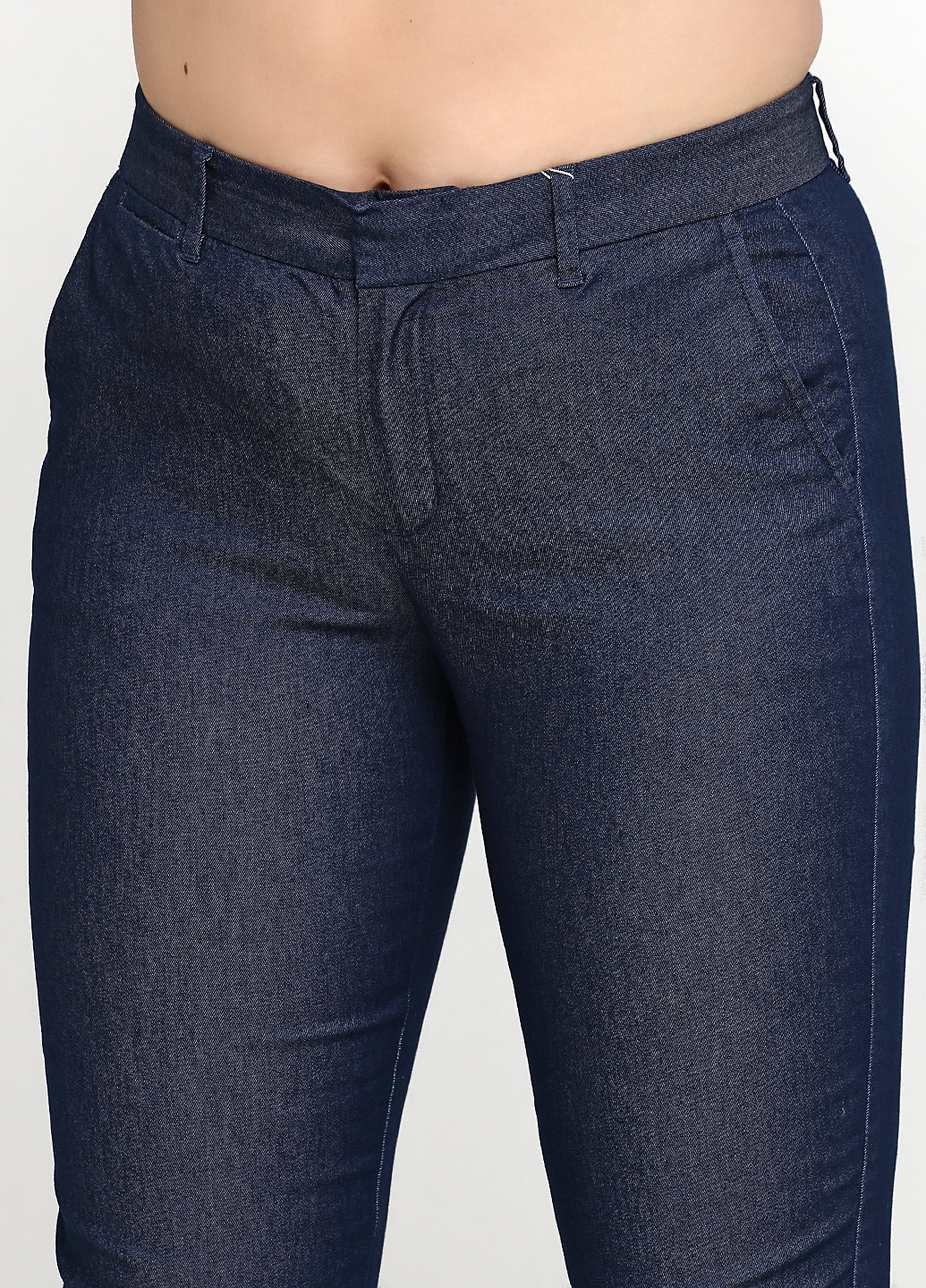 Темно-синие кэжуал демисезонные зауженные брюки Gap