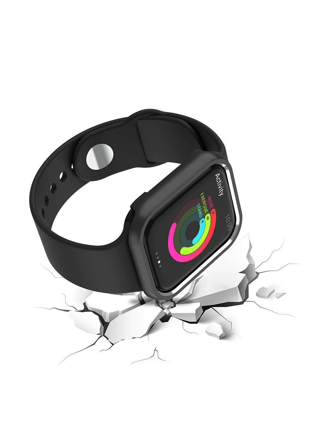 Накладка для часов Apple Watch 42/44 Aluminium Black Light XoKo накладка для часов apple watch 42/44 xoko aluminium black light (143704649)
