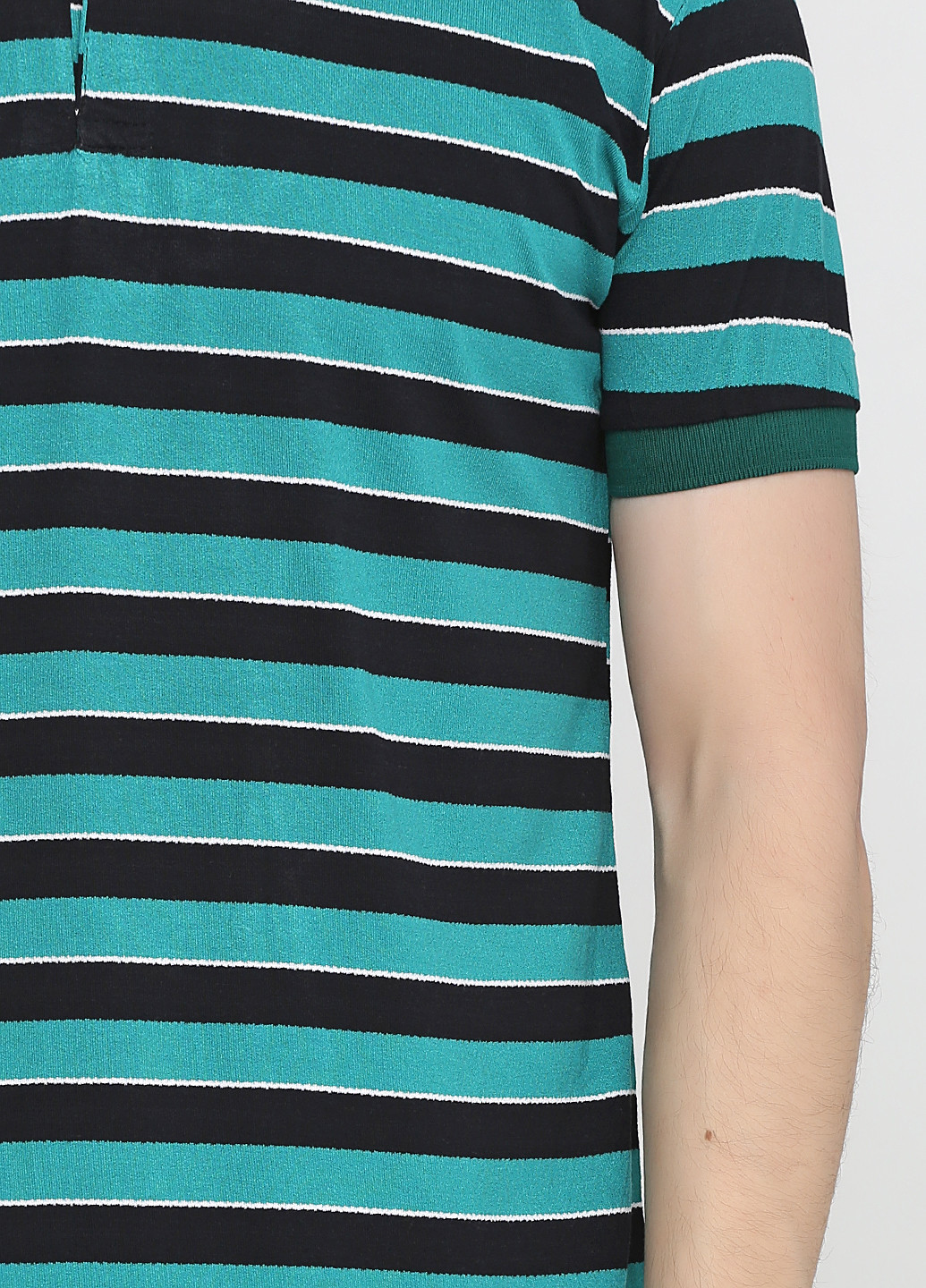Цветная футболка-поло для мужчин Chiarotex в полоску