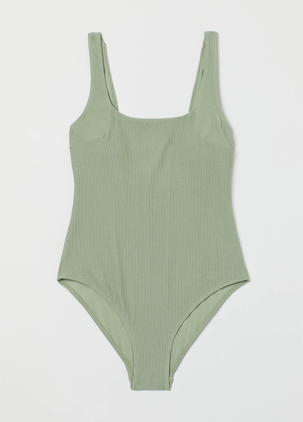 Зелений літній купальник суцільний, танк H&M