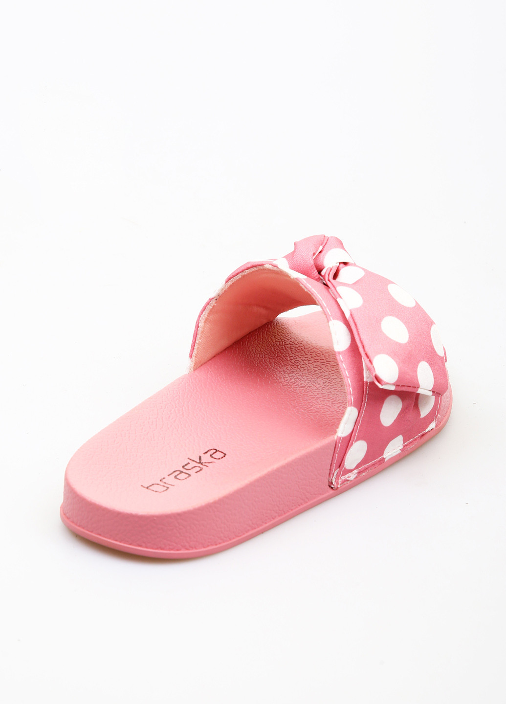 Розовые кэжуал шлепанцы Braska с бантом