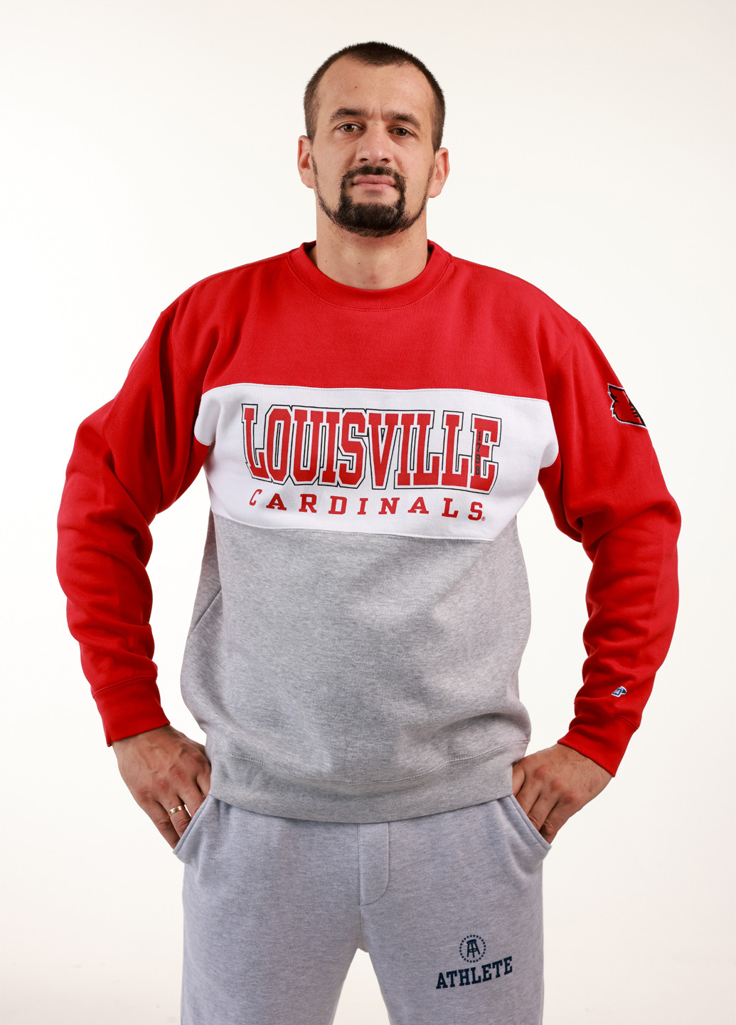 Комбінований світшот Blue 84 напис вишивка (359854768)