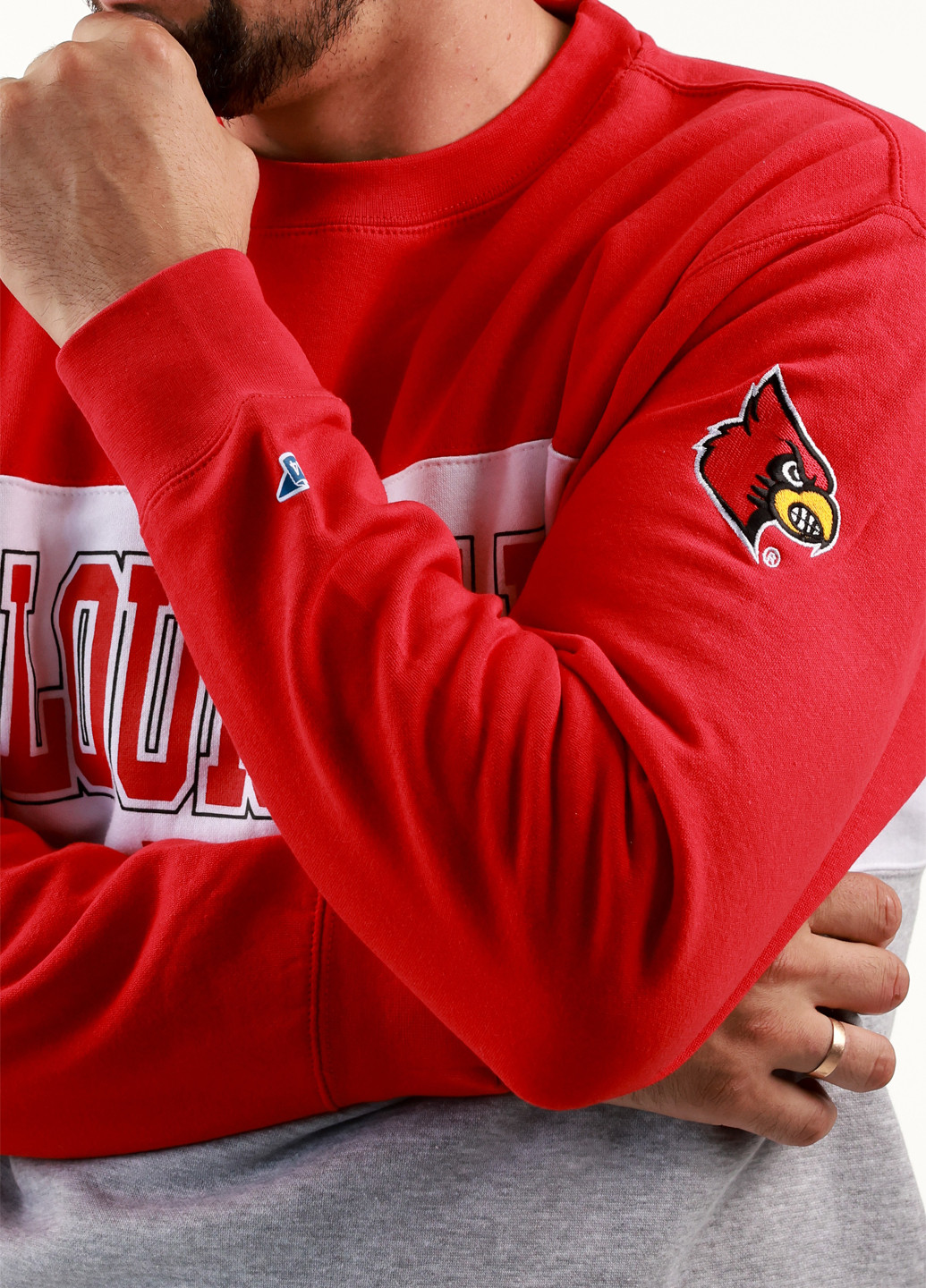 Комбінований світшот Blue 84 напис вишивка (359854768)