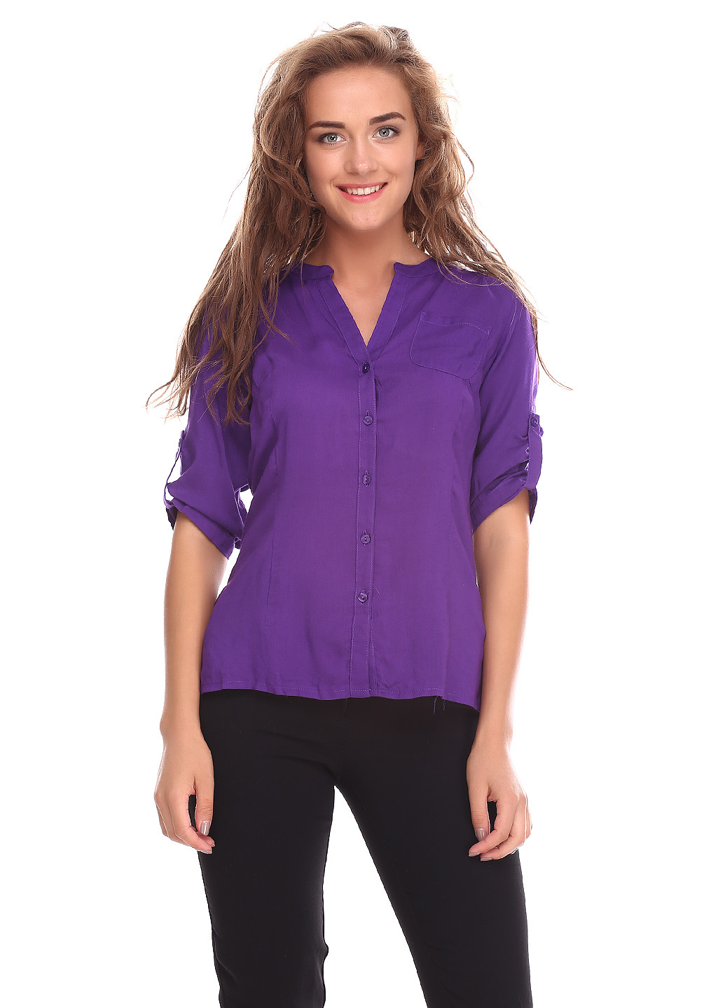 Фиолетовая летняя блуза Ruta-S