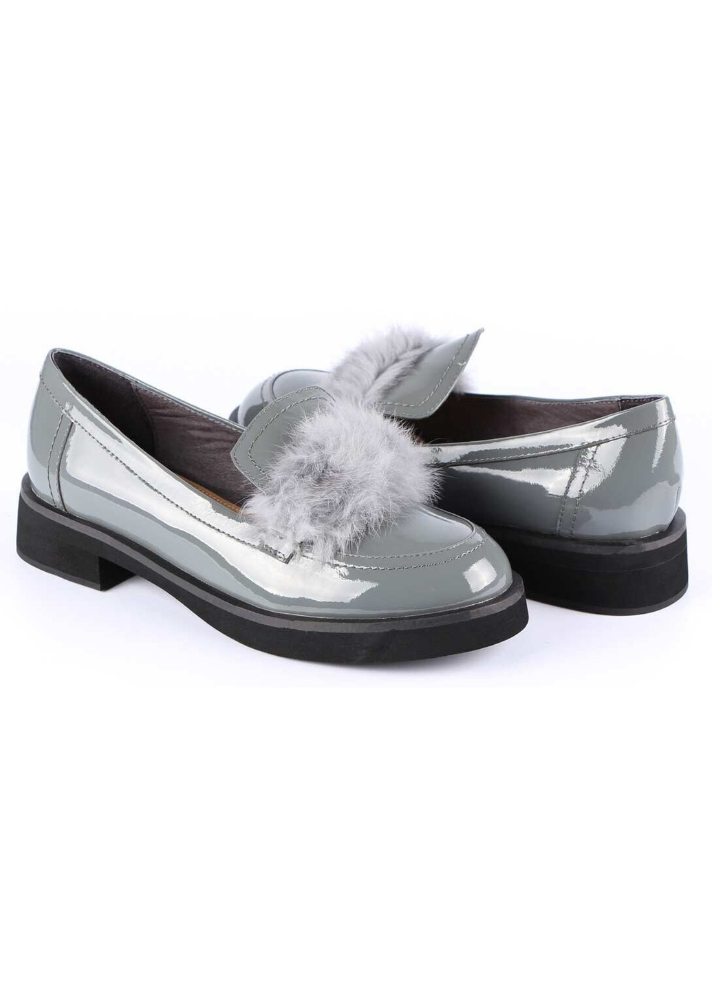 Stoalos Женские балетки 5135 серый з натуральная кожа, — демисезон (252153007)