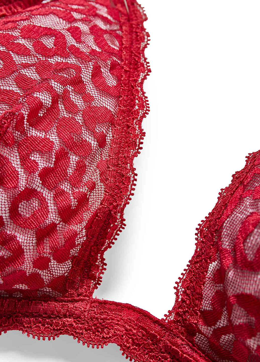 Червоний планж бюстгальтер C&A з кісточками поліамід