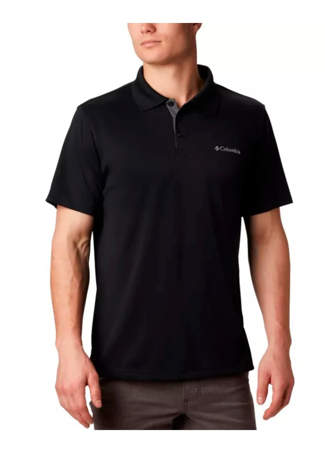 Черная футболка-1772055-010 m рубашка-поло мужская utilizer™ polo черный р.m для мужчин Columbia