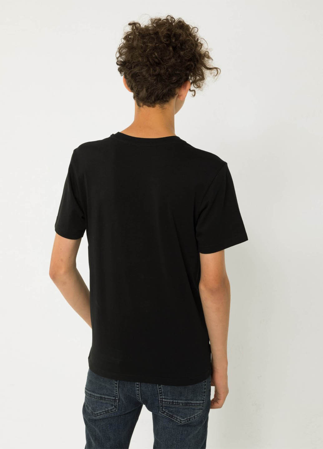 Чорна літня футболка Reporter Young