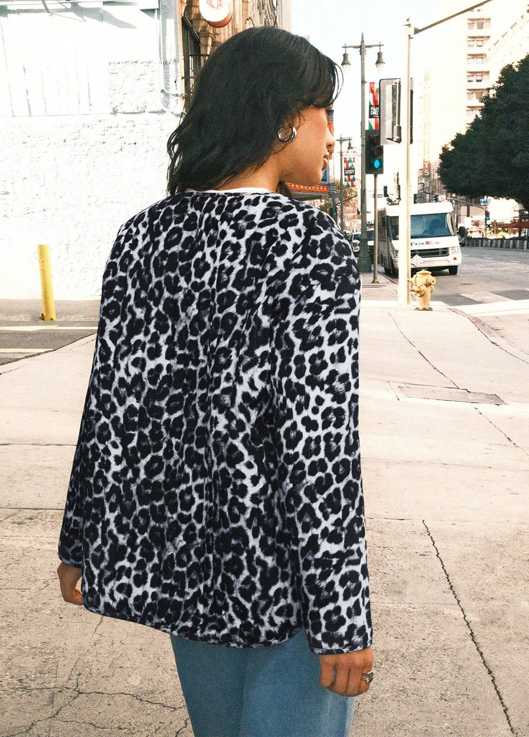 Серый демисезонный кардиган SHEIN