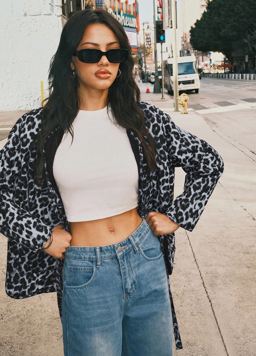 Серый демисезонный кардиган SHEIN