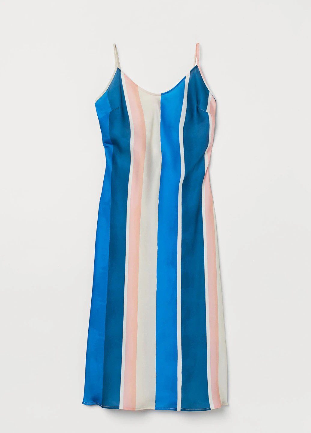 Комбінована кежуал сукня з відкритою спиною H&M в смужку