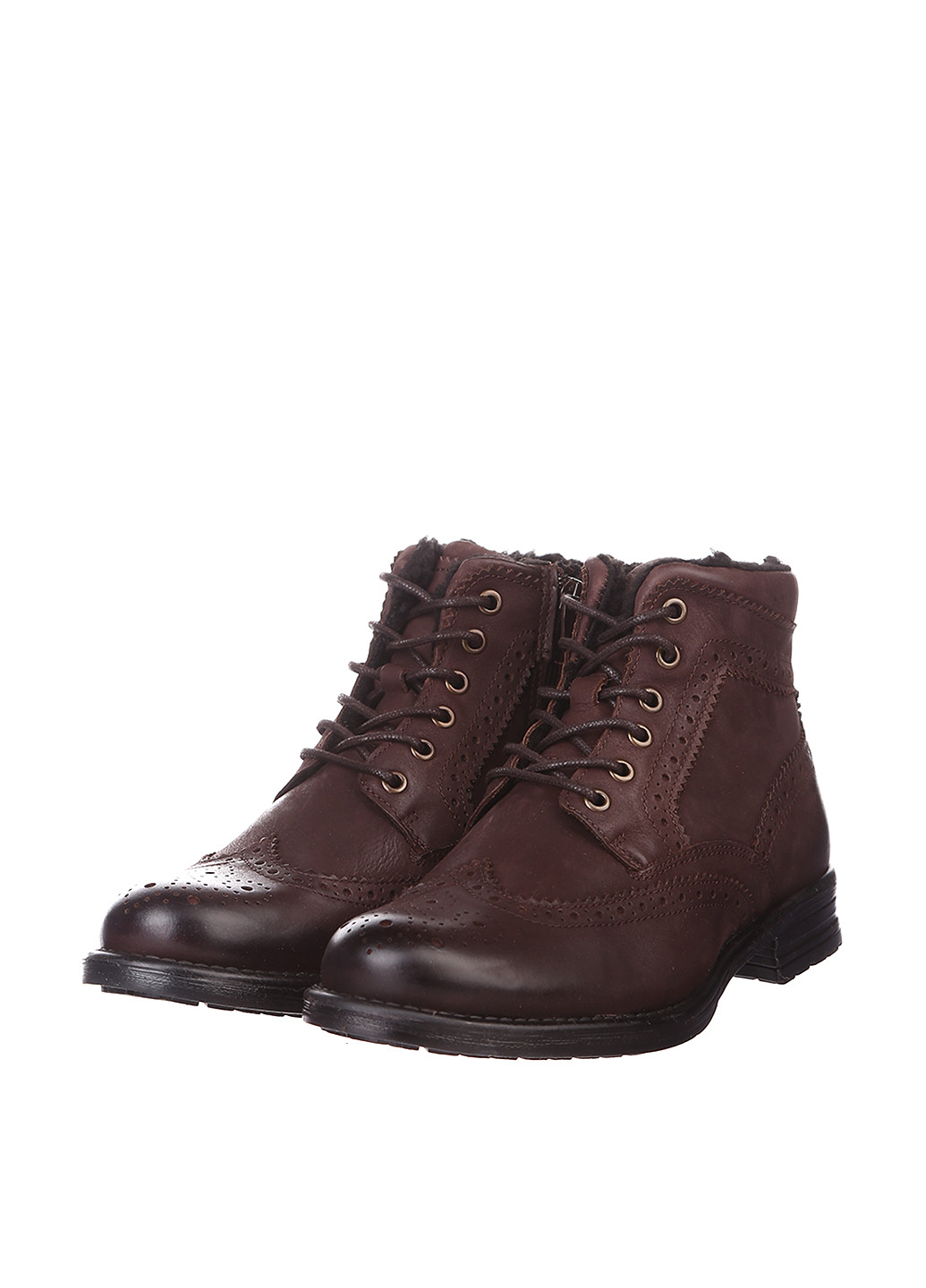 Темно-коричневые зимние ботинки Portugal