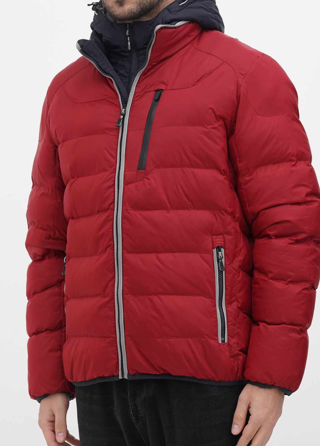 Бордовая зимняя куртка Sooyt