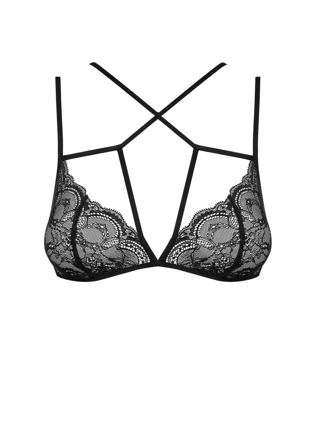 Черный демисезонный бюстгальтер Obsessive