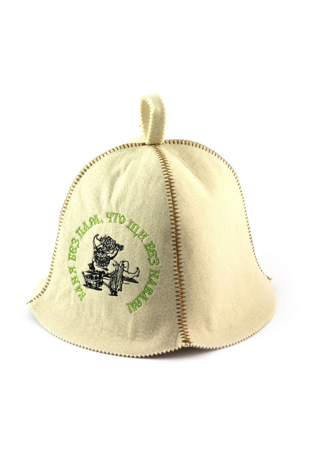 Шапка для сауны "Баня без пара, что щи без навара" Универсальный Luxyart (254456631)