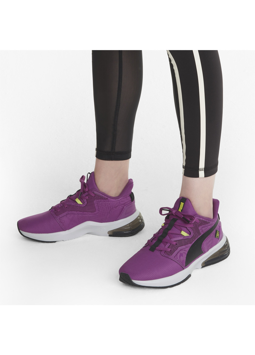 Фіолетові всесезонні кросівки x first mile lvl-up women's training shoes Puma