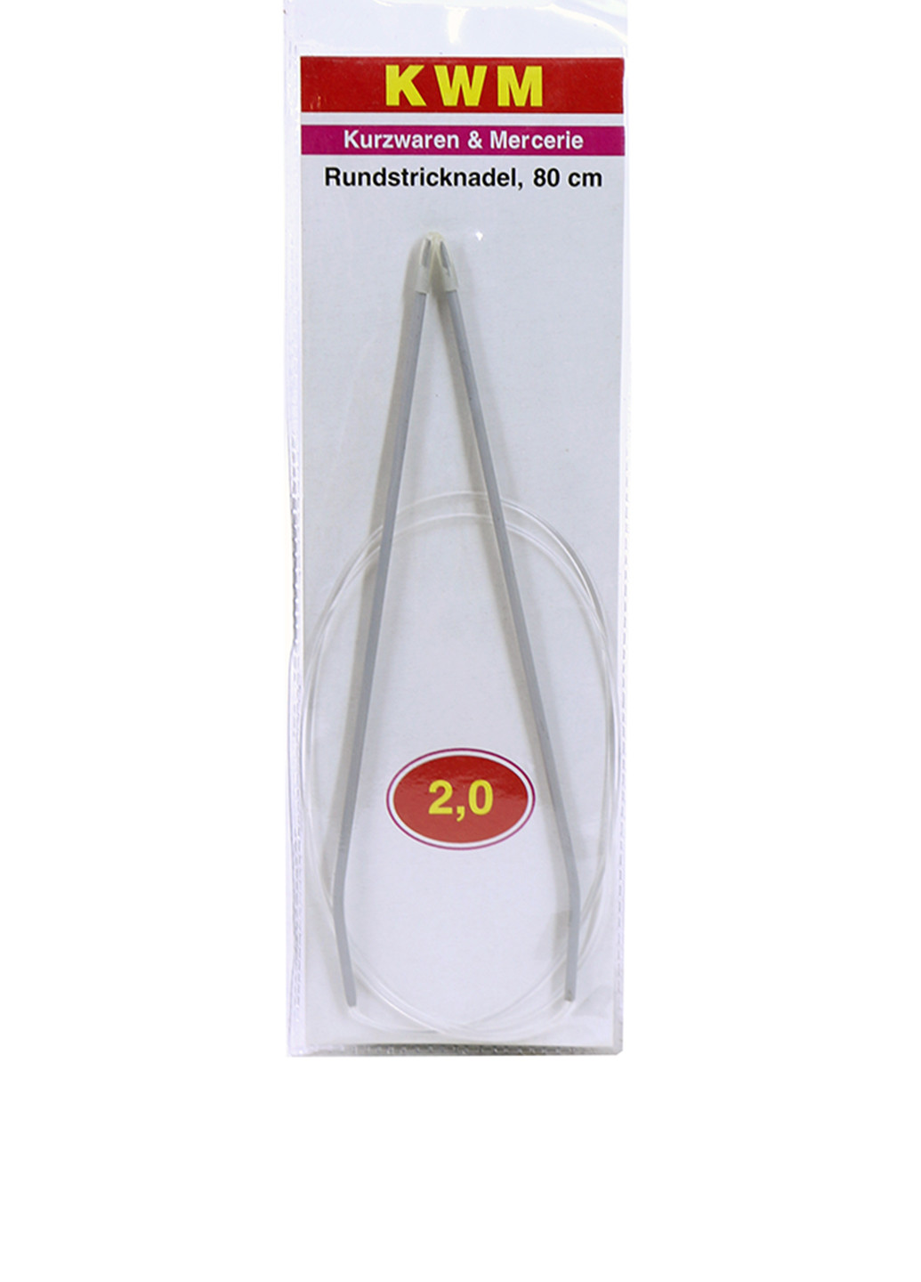 Спицы для вязания №2,0, 80 см KWM (133144587)