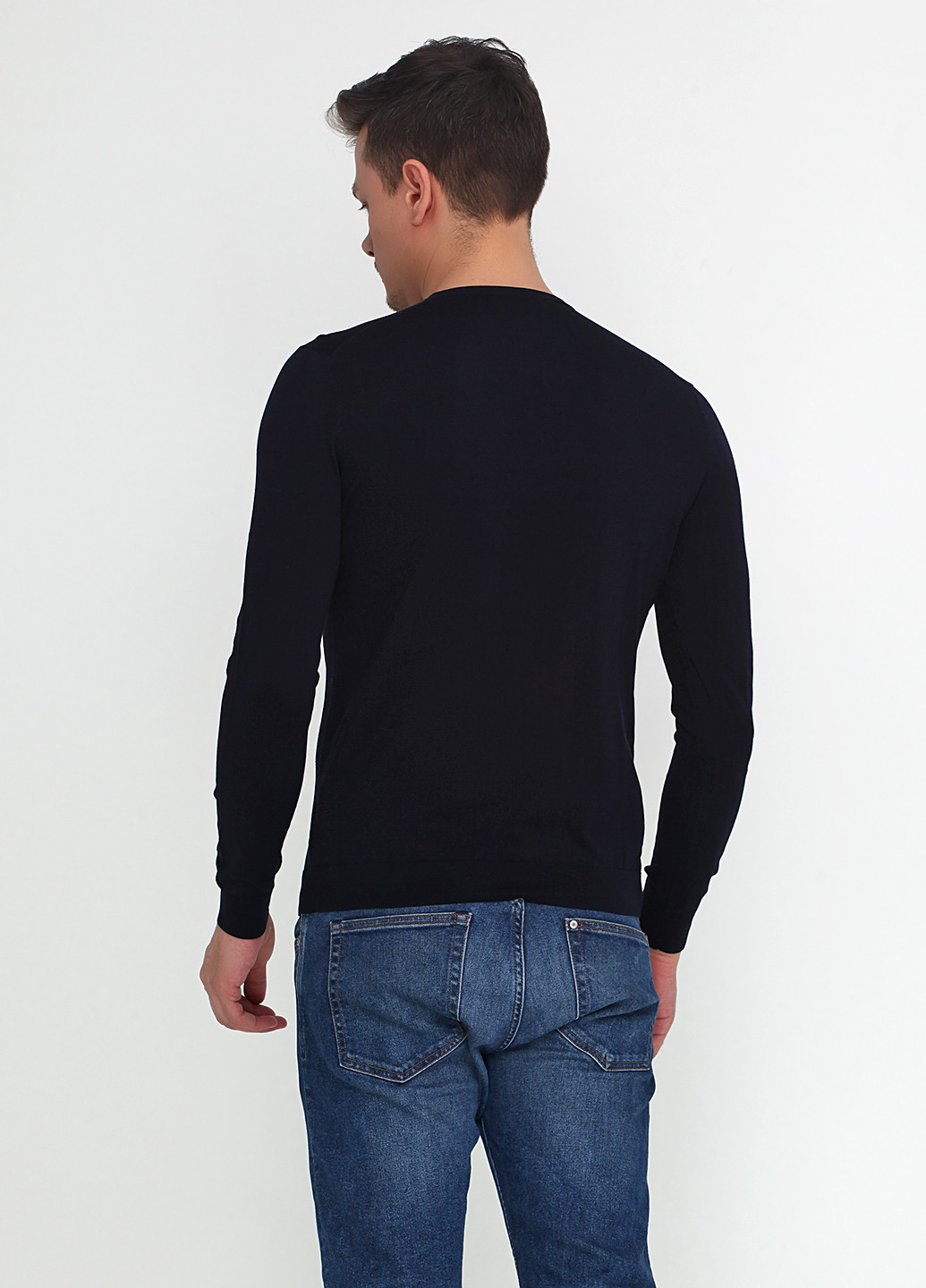 Темно-синій демісезонний пуловер пуловер Cos