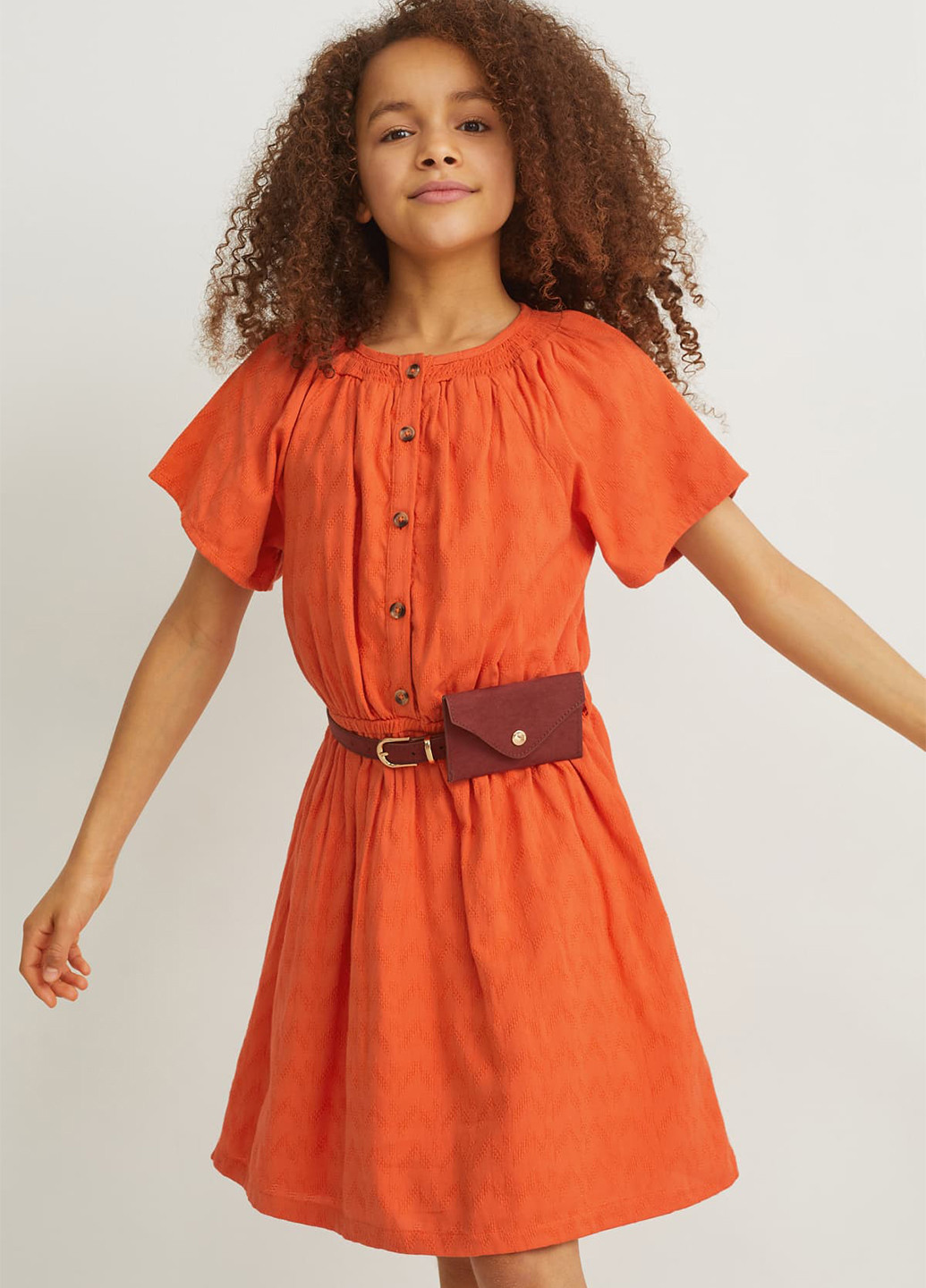 Оранжевое платье C&A (291858423)