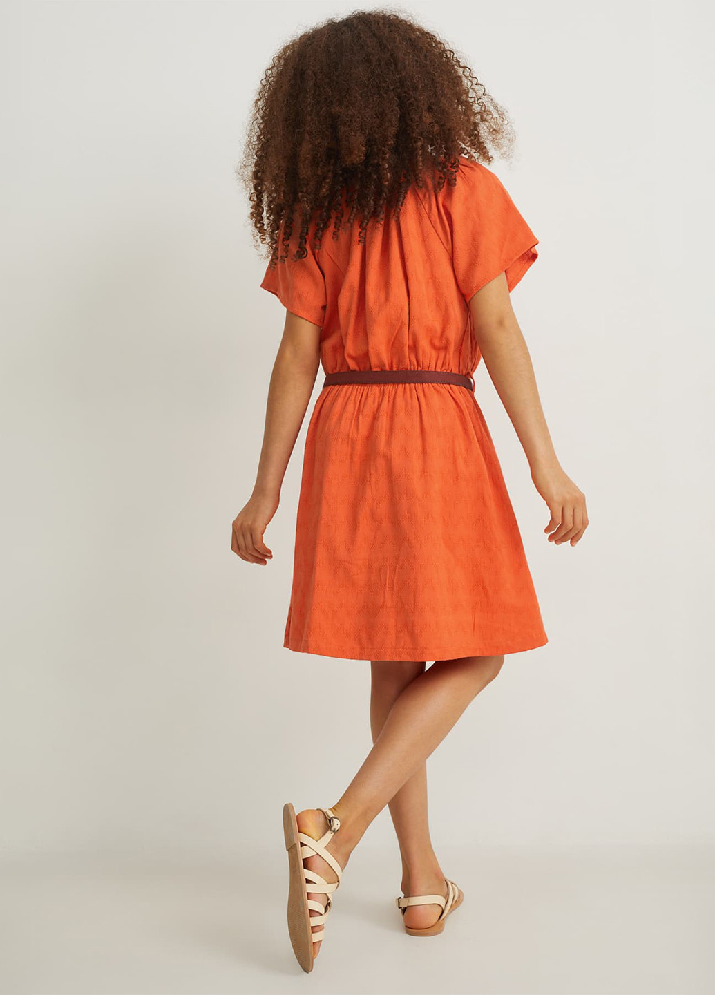 Оранжевое платье C&A (291858423)