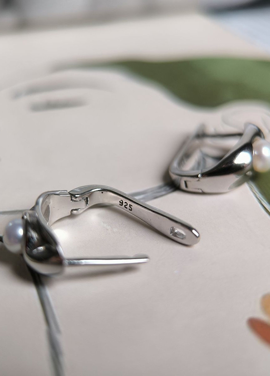 Сережки Silver Flame (336574387)