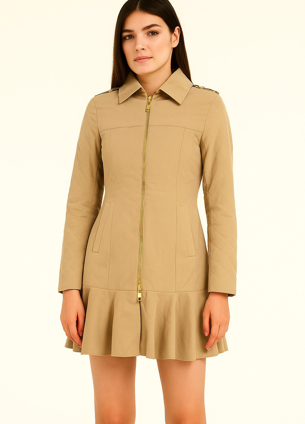 Плащ Sassofono тренчкот на блискавці демісезон (368645297)