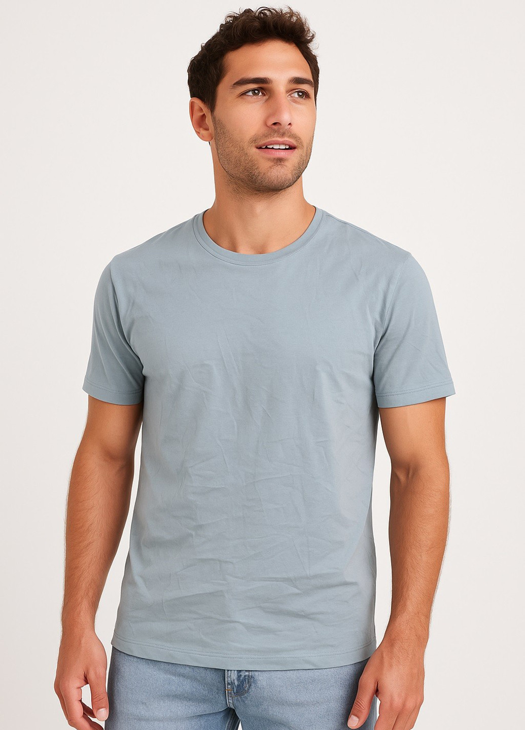 Голубая футболка ALTITUDINE