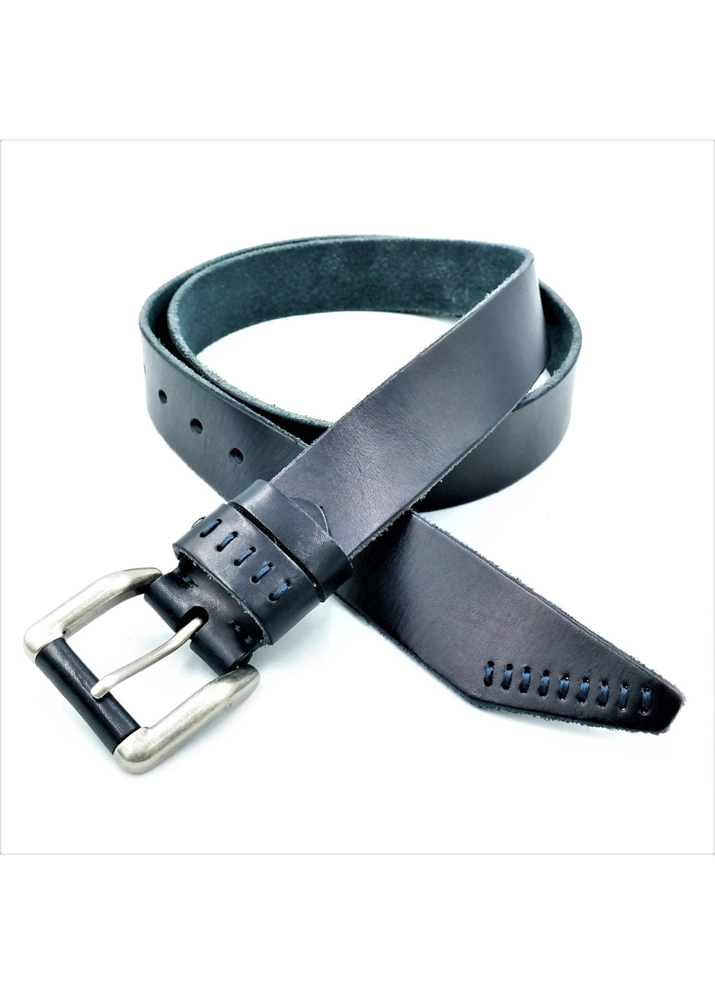 Чоловічий шкіряний ремінь 115-120х3,8 см Le-Mon (255709273)