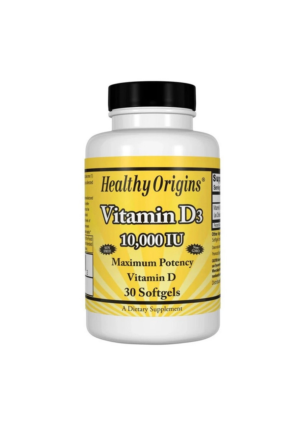 Витамин Д3 Vitamin D3 5000 IU 540 капсул Healthy Origins (255407658)